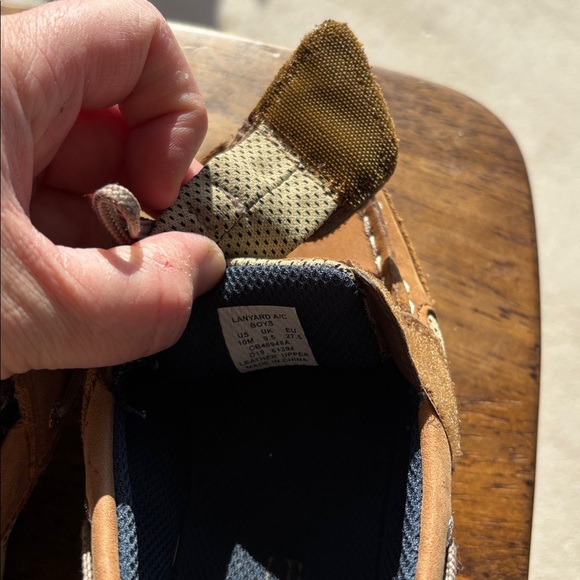 Sherry Brown Boat Shoes with Laces - Picture 3 of 3